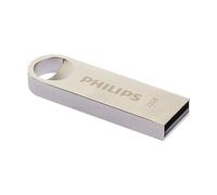Philips Moon Édition High Speed clé USB 2.0 32 Go pour PC, Ordinateur Portable, Stockage de données informatiques, Vitesse de Lecture jusqu'à 20 Mo/s, Aluminium, Porte-clé