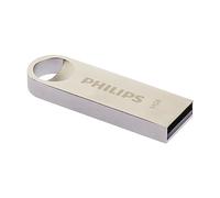 Philips Moon Édition High Speed clé USB 2.0 64 Go pour PC, Ordinateur Portable, Stockage de données informatiques, Vitesse de Lecture jusqu'à 20 Mo/s, Aluminium, Porte-clé