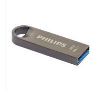 Philips Moon Édition Ultra Speed clé USB 3.1 128 Go pour PC, Ordinateur Portable, Stockage de données informatiques, Vitesse de Lecture jusqu'à 180 Mo/s, Aluminium, Porte-clé