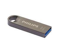 Philips Moon Édition Ultra Speed clé USB 3.1 64 Go pour PC, Ordinateur Portable, Stockage de données informatiques, Vitesse de Lecture jusqu'à 180 Mo/s, Aluminium, Porte-clé