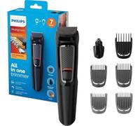 Philips Multigroom Série 3000, Tondeuse Multi-styles 7-en-1 pour Visage, Cheveux et Corps avec Technologie DualCut (Modèle MG3720/15)