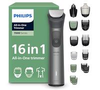 Philips Multigroom série 7000 Tondeuse tout-en-un 16 accessoires - tondeuse pour barbe, cheveux et corps, lames en métal auto-affûtées, 21 hauteurs de coupe (0,5-16 mm), modèle MG7931/15