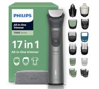 Philips Multigroom série 7000 Tondeuse tout-en-un 17 accessoires - tondeuse pour barbe, cheveux et corps, lames en métal auto-affûtées, 26 hauteurs de coupe (0,5-20 mm), modèle MG7961/15