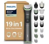 Philips Multigroom série 7000 Tondeuse tout-en-un 19 accessoires - tondeuse pour barbe, cheveux et corps, lames en métal auto-affûtées, 26 hauteurs de coupe (0,5-20 mm), modèle MG7962/30