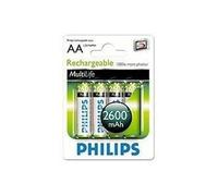 Philips Multilife R6B4B260 - Batterie 4 x type AA - NiMH - (rechargeables) - 2600 mAh