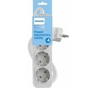 Philips Multiprise à 3 prises Transparent Transparent One Size