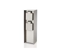 Philips Multiprise de jardin Rock – Borne extérieure en acier inoxydable IP44 23 x 7 x 7 cm