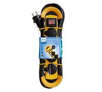 Philips Multiprise Quadruple - SPN5140YC/39 230V - Jaune/Noir - Étanche à la Poussière et à l'eau - Extérieur