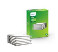 Philips myGarden Applique d'extérieur Shades, max. 15W, sans ampoule, E27, IP44 résistant aux intempéries, gris