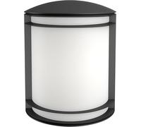 Philips Mygarden, applique murale extérieur LED noire Antelope 6W, lumière blanc froid 4000K