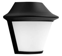 Philips myGarden Applique murale extérieure contemporaine en aluminium Serres, nécessite 1 ampoule E27 42W, Blanc/noir