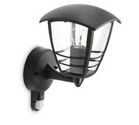 Philips Applique murale d'extérieur Mygarden Creek détecteur de mouvement E27 60W 220-240 V Noir