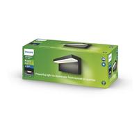 Philips Mygarden, Applique murale extérieure LED BUSTAN, 2x4.5W, Blanc froid 4000K - Anthracite
