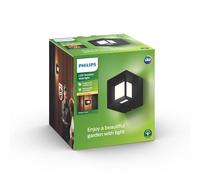 Philips Mygarden Applique Murale Led Parterre 1x8 W Noir 1648030p0 Noir