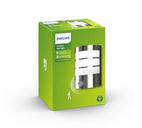 Philips myGarden Applique murale LED Calgary avec détecteur de mouvement, nécessite une ampoule 60 W, acier inoxydable