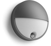Philips Mygarden, Applique murale LED CAPRICORN détection infrarouge, 1x6W, blanc chaud 2700K - Anthracite