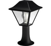 Philips Mygarden, borne extérieure LED ALPENGLOW, nécessite une ampoule E27 max 60W - Noir