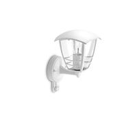 Philips myGarden Creek Applique murale d'extérieur avec détecteur de mouvement (nécessite 1 ampoule E27 60 W) Blanc