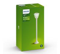 Philips MyGarden lampadaire extérieur LED CREEK Blanc (nécessite 1 ampoule E27 de 60 watts)