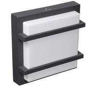 Philips Mygarden moineau Applique murale LED pour extérieur intégré, 12 W, blanc froid et anthracite, 405 x 315 x