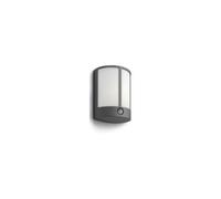 Philips Mylighting, applique murale extérieure LED STOCK avec détecteur de mouvement infrarouge, 1x6W, blanc chaud 2700K - Anthracite