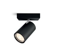 Philips myLiving 5059130PN, Surfaced lighting spot, GU10, 1 ampoule(s), 220-240, Noir