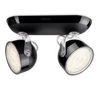 Philips myLiving Plafonnier LED Dyna 2 x 3 W Noir 532323016 Incolore G