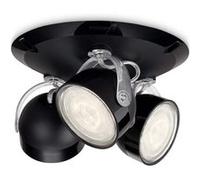 Philips myLiving Plafonnier LED Dyna 3 x 3 W Noir 532333016 Incolore G