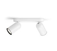Philips Myliving Spot Plafond/Mur Pongee 2 X Blanc