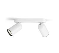 Philips Myliving Spot Plafond/Mur Pongee 2 X Blanc