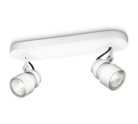 Philips MyLiving Spotlight Fini Blanc Plafonnier Spot