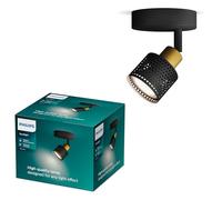 Philips Niall Spot 1 tête, GU10 non incluse, laiton, IP20