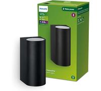 Philips Nightingale, Applique d'extérieur, max. 2 x 35W, noir, IP44 résistant aux intempéries, ampoule non fournie