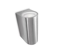 Philips Lanterne murale Nightingale Acier inoxydable GU10 LED IP44 35W Argent