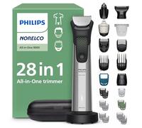 Philips Norelco All-in-One 9000 Tondeuse 28 en 1 pour visage, cheveux et corps, acier