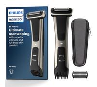 Philips Norelco BG7040/42 Rasoir corporel avec tondeuse, avec boîte et tête de rechange, 1,01 pound argenté, 1 unité par paquet
