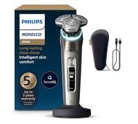 Philips Norelco i9000 Prestige XP9203/81 Rasoir rechargeable avec support de charge, tondeuse de précision et étui haut de gamme