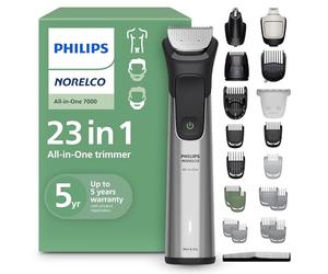 Philips Norelco MG7970/49 Kit de toilettage pour homme avec tondeuse pour barbe, tête, cheveux, corps, aine et visage avec lames en titane, 20 réglages de longueur, pas besoin d'huile de lame