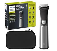 PHILIPS Norelco MG9740 Multigroom 9000 Series Tondeuse de précision 18 en 1 pour visage, tête et corps avec lames en titane, autonomie de 6 heures et design imperméable