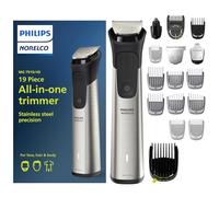 Philips Norelco Multigroom Serie 7000, Kit per la rasatura da uomo con rifinitore per barba, testa, capelli, corpo, inguine e viso - Non è necessario olio per lame, MG7910/49