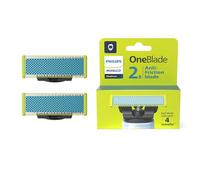 Philips Norelco OneBlade QP225/80 Lot de 2 lames de rechange anti-friction