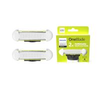 Philips Norelco QP229/80 Lot de 2 lames de rechange authentiques OneBlade Intimate