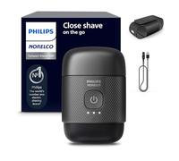 Philips Norelco Shaver 500 Series - Rasoir électrique compact, système de levage et de coupe, lames SteelPrecision, têtes flottantes 3D, rasage humide et sec, étui de voyage, serrure de voyage
