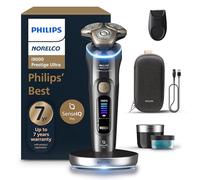 Philips Norelco Shaver i9000 Prestige Ultra, rasoir électrique humide et sec, ardoise foncée, technologie SenseIQ Pro, triple système de levage et de coupe, lames de précision NanoTech rotatives à 360