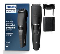 Philips Norelco Tondeuse à barbe et à cheveux - Tondeuse sans fil, rechargeable, longueur réglable, tondeuse à barbe et tondeuse à cheveux - Pas besoin d'huile de lame - BT3230/41