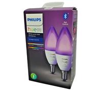 Philips Nuance Blanc & Couleur Ambiance E14 2er Pack 5,3 W Bluetooth Zigbee Neuf
