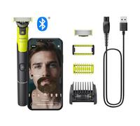 Philips OneBlade 360 avec connectivité Authentique visage + corps, tondeuse à barbe électrique, rasoir pour le corps, technologie 360, peigne réglable 5en1, 1x kit pour le corps, (modèle QP4631/30)