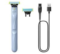 Philips OneBlade First Shave, Authentique système de rasage électrique hybride pour adolescents, modèle QP1324/30