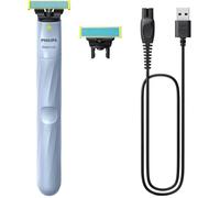 Philips OneBlade First Shave, Authentique système de rasage électrique hybride pour adolescents, modèle QP1324/30