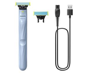 Philips OneBlade First Shave, Authentique système de rasage électrique hybride pour adolescents, modèle QP1324/30